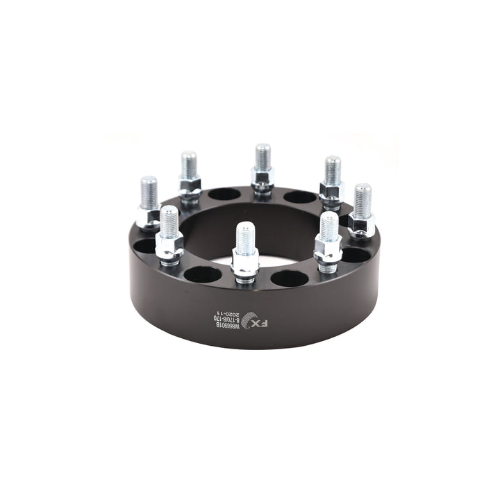 TrailFX W866901B Aluminum Wheel Spacer Set for Ford F-250 8x170 Bolt Pattern, Black