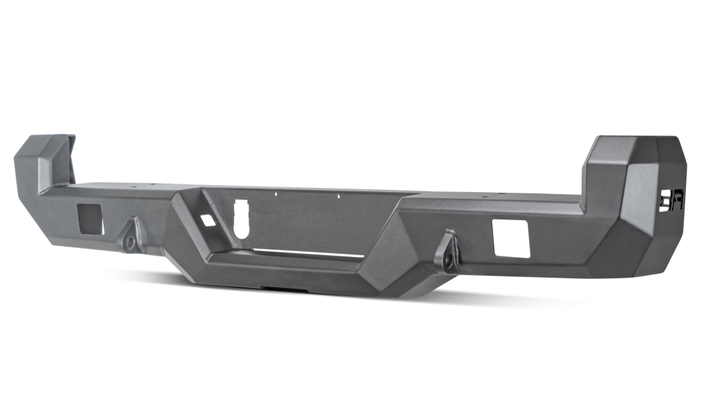 BODY ARMOR Pro Series Rear Bumper for Toyota Tacoma 2016-2023 - Black, Part TC-2963