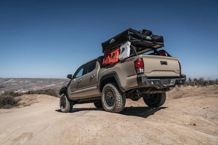 BODY ARMOR Pro Series Rear Bumper for Toyota Tacoma 2016-2023 - Black, Part TC-2963