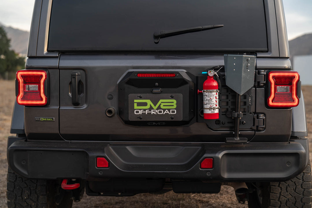 2018-2025 Jeep Wrangler JL Tailgate Reinforcement Molle Panel