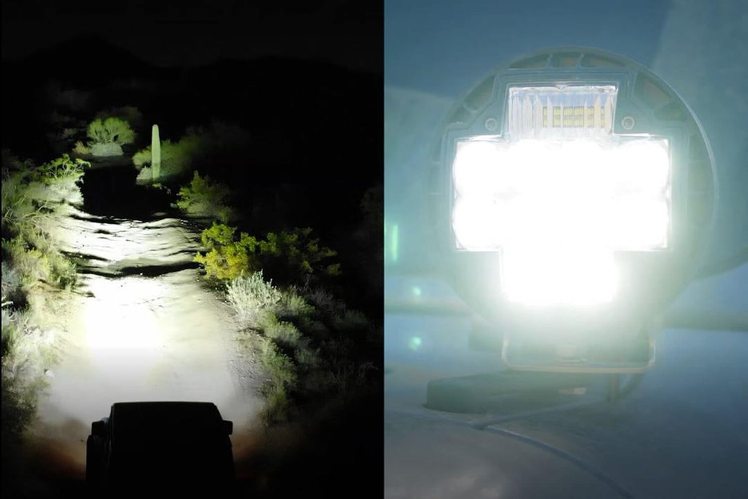 ARB Nacho TM512 TM5 Combo White Offroad Light Set – 3 Beam Outputs for Enhanced Visibility