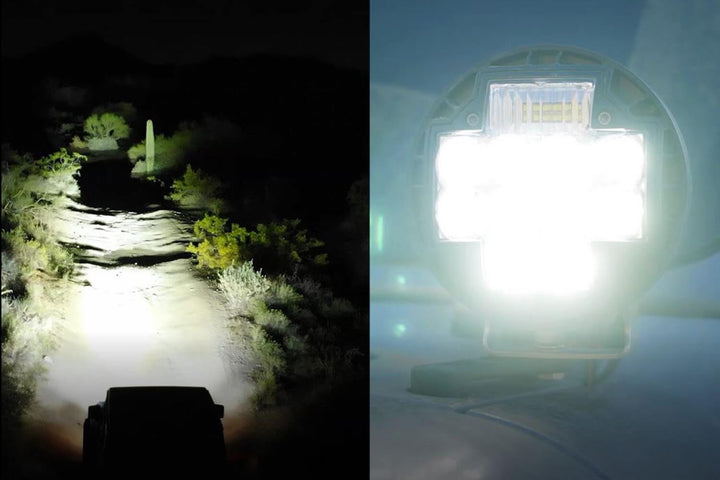 ARB Nacho TM512 TM5 Combo White Offroad Light Set – 3 Beam Outputs for Enhanced Visibility