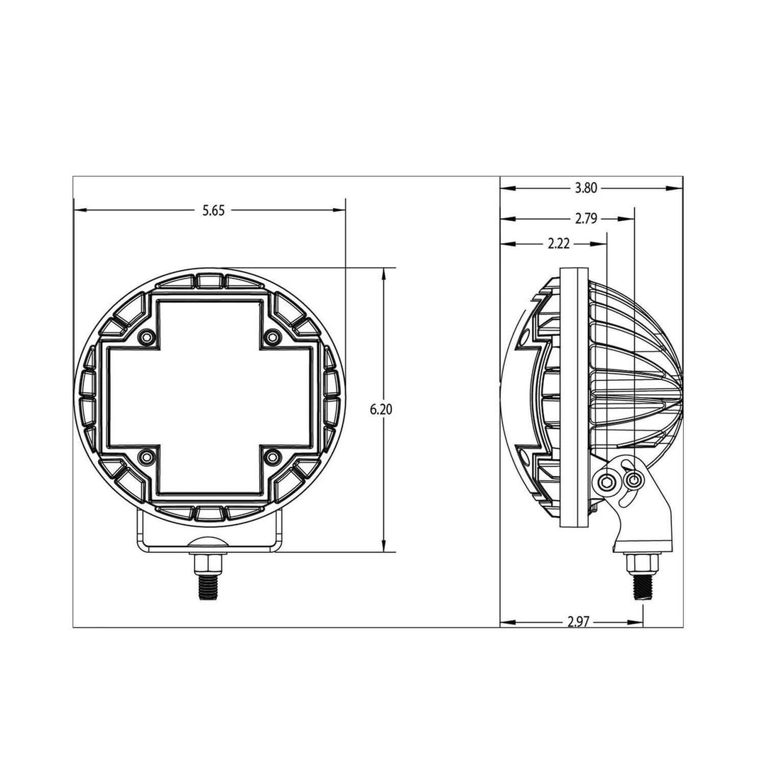 ARB Nacho TM512 TM5 Combo White Offroad Light Set – 3 Beam Outputs for Enhanced Visibility