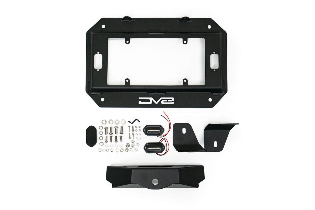 2018-2024 Jeep Wrangler DV8 Offroad Spare Tire Delete With Light Mounts