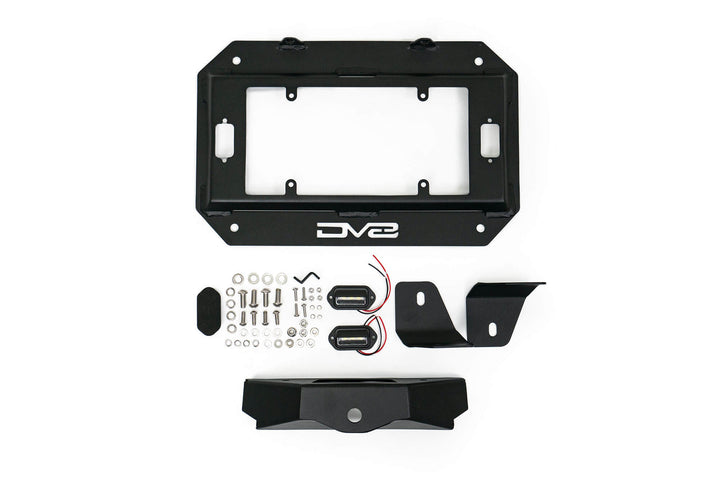 2018-2024 Jeep Wrangler DV8 Offroad Spare Tire Delete With Light Mounts