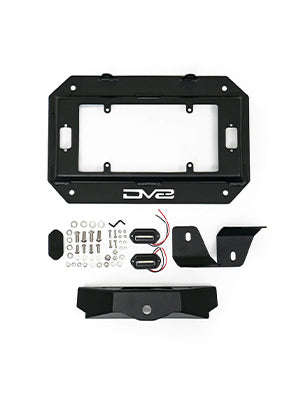 2018-2024 Jeep Wrangler DV8 Offroad Spare Tire Delete With Light Mounts