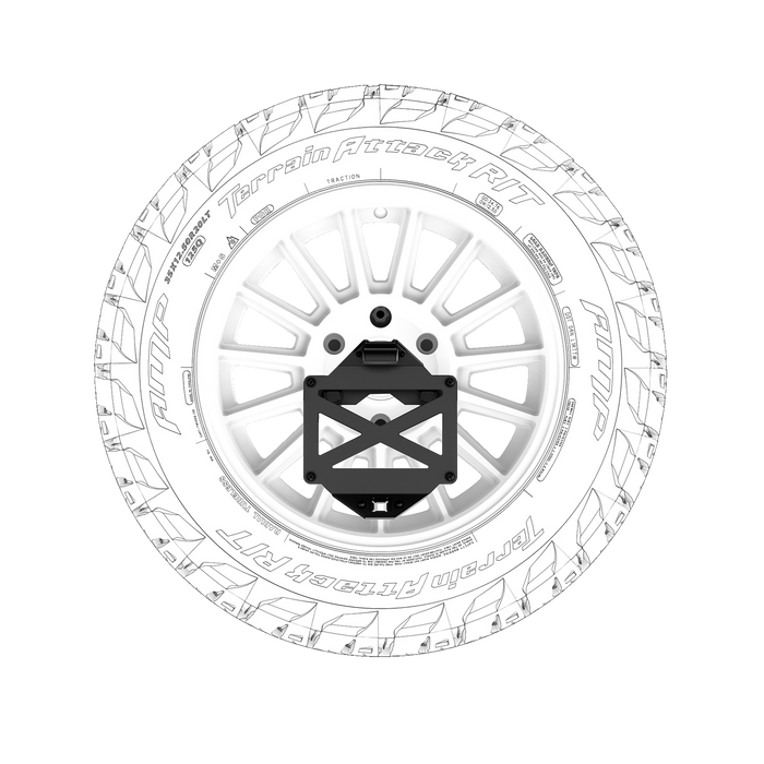 Body Armor 4X4 PRO Series II Tire Carrier for Toyota 4Runner & Tacoma