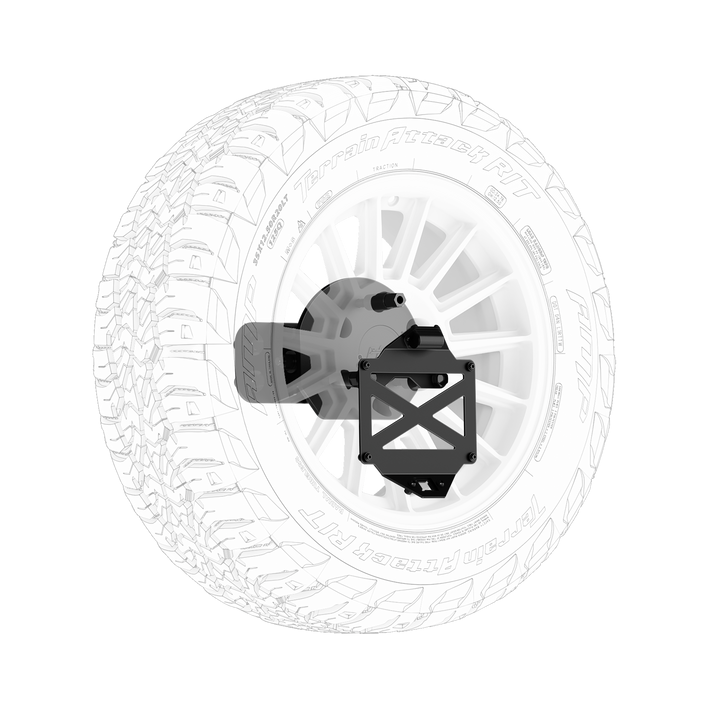 Body Armor 4X4 PRO Series II Tire Carrier for Toyota 4Runner & Tacoma