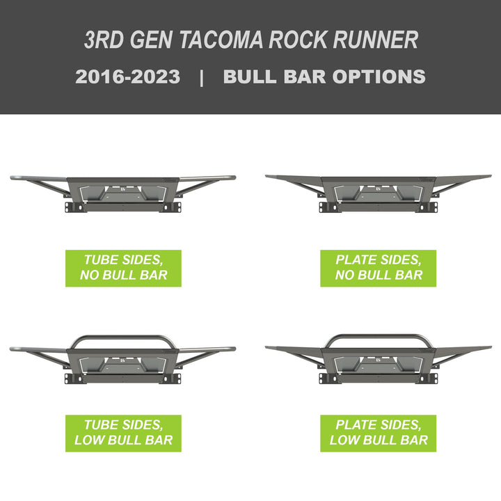 Tacoma Rock Runner Front Bumper / 3rd Gen / 2016-2023