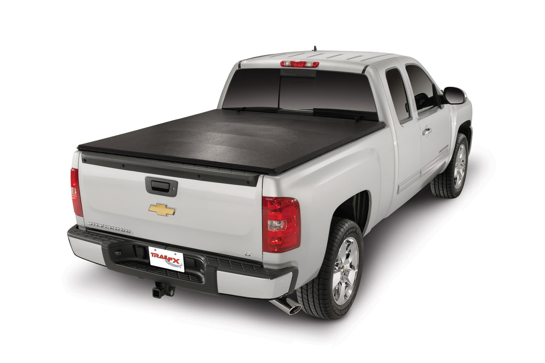 TrailFX TFX1006 Soft Tri-Fold Tonneau Cover for Silverado and Sierra Trucks