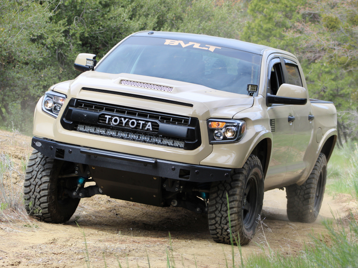 42" Hidden Grille Curved LED Light Bar Mounting Brackets For 2014-2021 Toyota Tundra