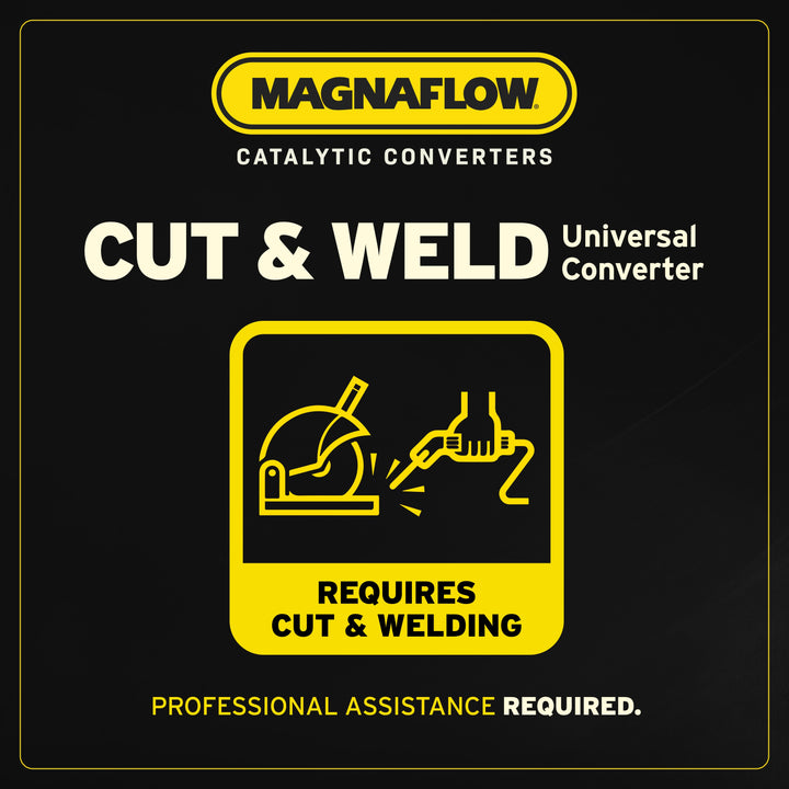 MagnaFlow California Grade CARB Compliant Universal Catalytic Converter 447256 for Ford E-150 and F-150