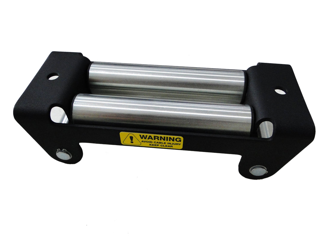 TrailFX Winch Fair Lead Roller WA008 – Steel 13 inch Polished Silver for Trail FX W08B/W10B/W12B Winches