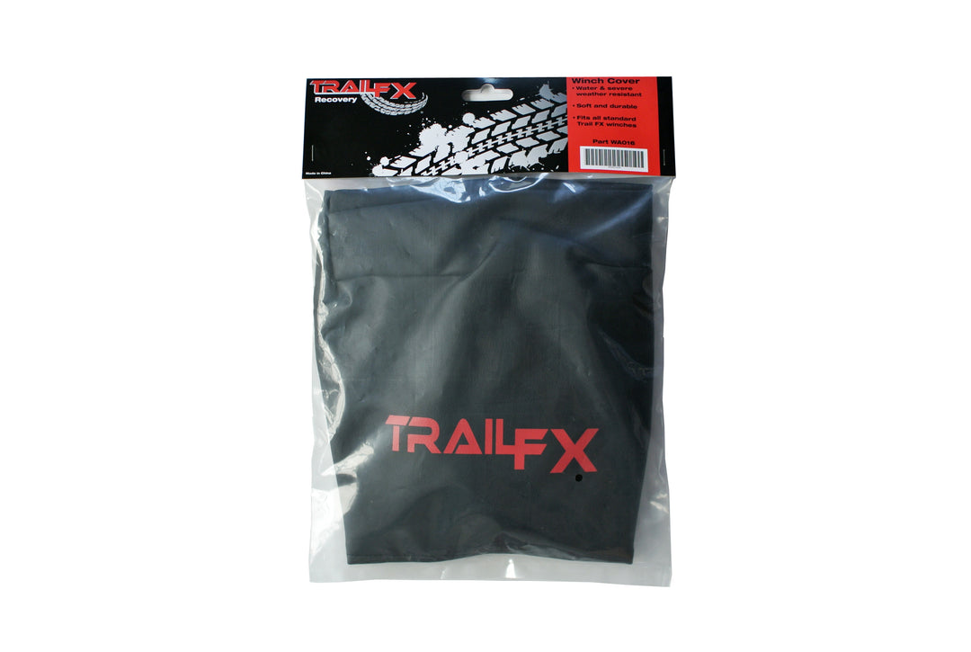 TrailFX Winch Cover for W08B, W10B, W12B Light Truck and Jeep Winches