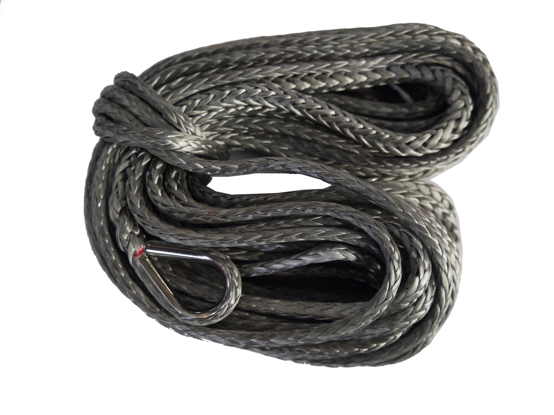 TrailFX Winch Cable WA029 – 40 ft Synthetic Rope with 4,500 lb Break Strength for Light Trucks and Jeeps