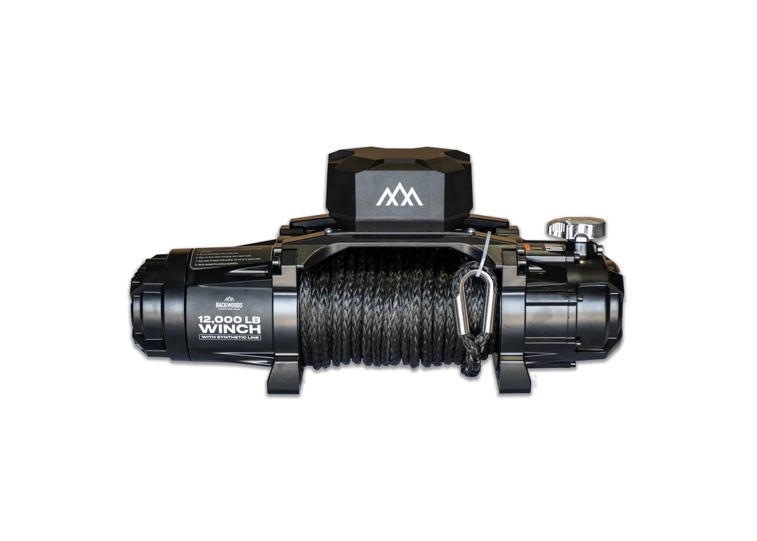 Backwoods Offroad Winch - 12,000lb w/ Synthetic Line by Backwoods Adventure Mods | KOVA Offroad