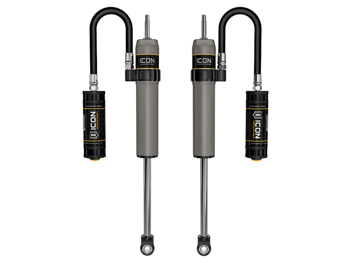 ICON 2023-2026 Ford F-250/F-350 Super Duty 4WD, 4.5” Lift, Front, V.S. 2.5 Aluminum Series Shocks, Remote Reservoir, Pair
