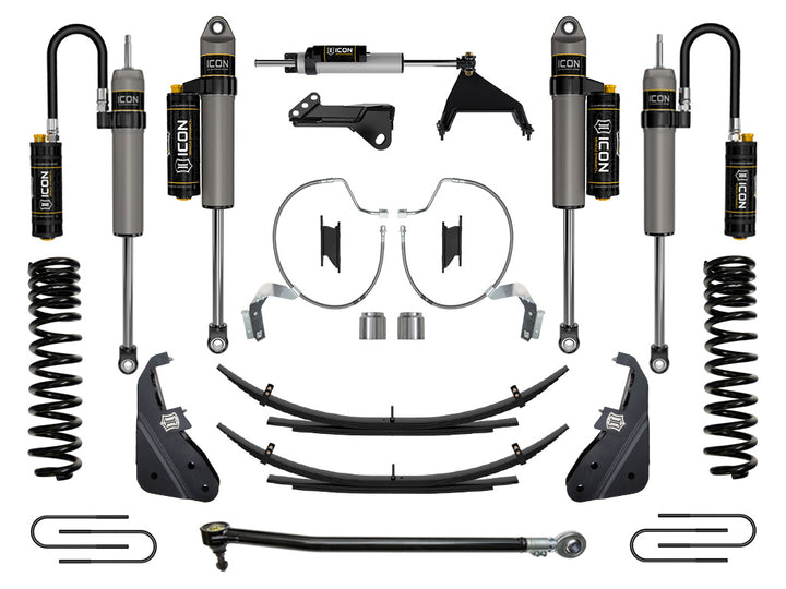 ICON 2023-2026 Ford F-250/F-350 Super Duty 4WD, Gas, 4.5" Lift, Stage 5 Suspension System w/ Expansion Packs
