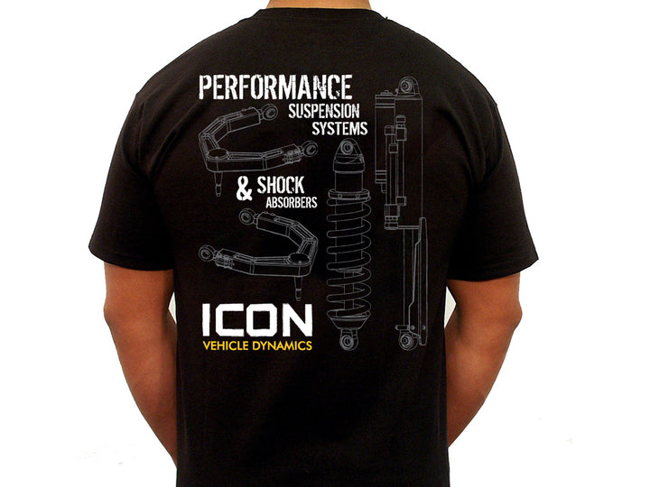 ICON R&D-Logo Tee – Black, XXL