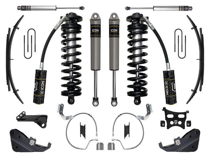 ICON 2023-2026 Ford F-250/F-350 Super Duty 4WD, 4-5.5" Lift, Stage 3 Coilover Conversion System w/ Expansion Packs