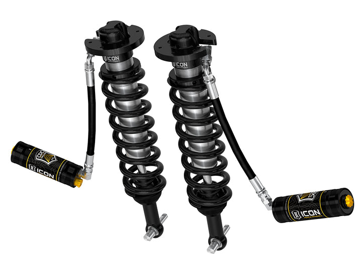 ICON 2021-2026 Ford F-150 2WD, 0-3" Lift, Front, V.S. 2.5 Series Coilovers, Extended Travel, Remote Reservoir w/ CDCV, Pair