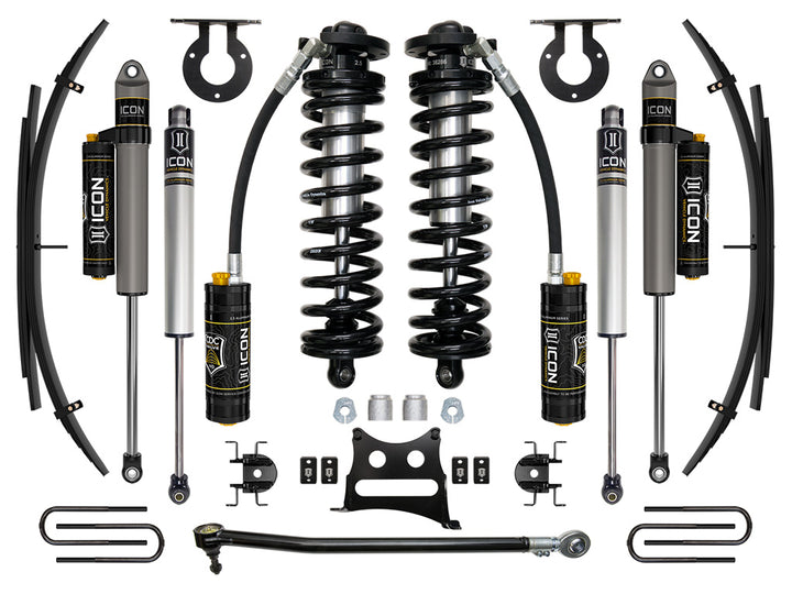 ICON 2017-2022 Ford F-250/F-350 Super Duty 4WD, 2.5-3" Lift, Stage 4 Coilover System w/ Expansion Packs