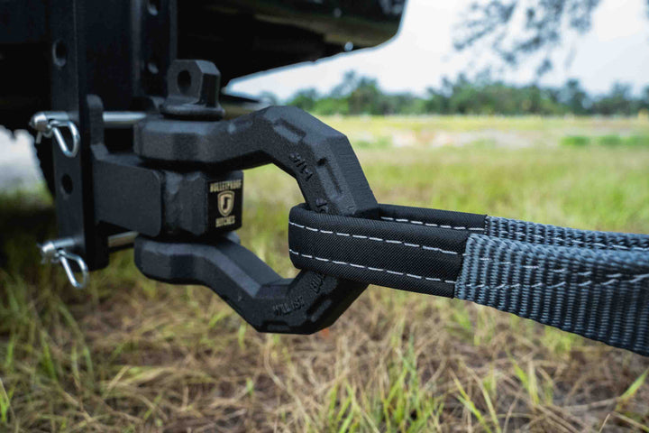 BulletProof Medium Duty 2.5" Tow Strap - Branded Black
