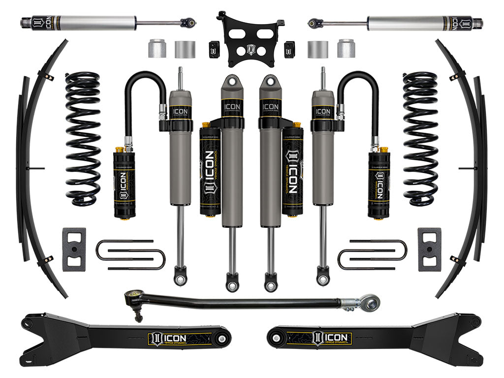 ICON 2023-2026 Ford F-250/F-350 Super Duty 4WD, Gas, 2.5" Lift, Stage 5 Suspension System w/ Radius Arms and Expansion Packs