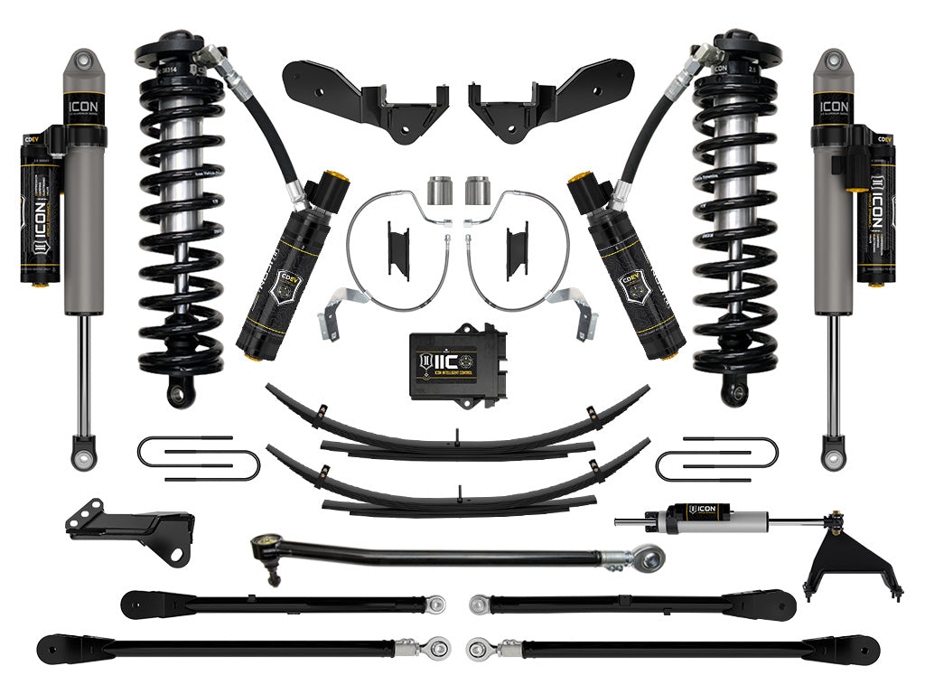 ICON 2023-2026 Ford F-250/F-350 Super Duty 4WD, 4-5.5" Lift, Stage 8 Coilover Conversion System w/ Expansion Packs