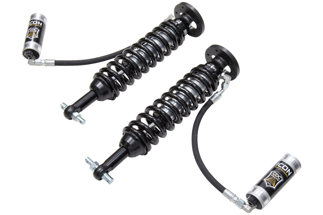 ICON 2014 Ford F-150 2WD, 1.75-2.63” Lift, Front, V.S. 2.5 Series Coilover Kit, Remote Reservoir w/ CDCV