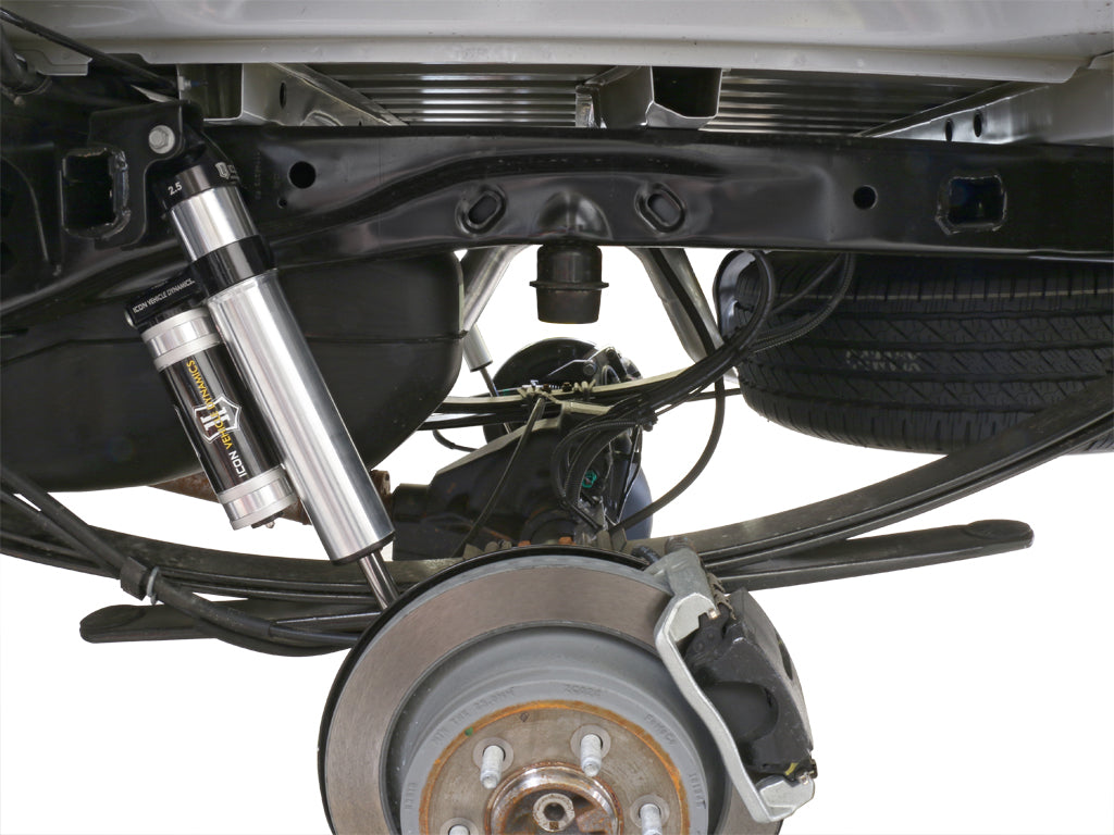 ICON 2004-2008 Ford F-150 2WD, 0-3” Lift, Rear, V.S. 2.5 Aluminum Series Shock Absorbers, Piggyback Reservoir, Pair