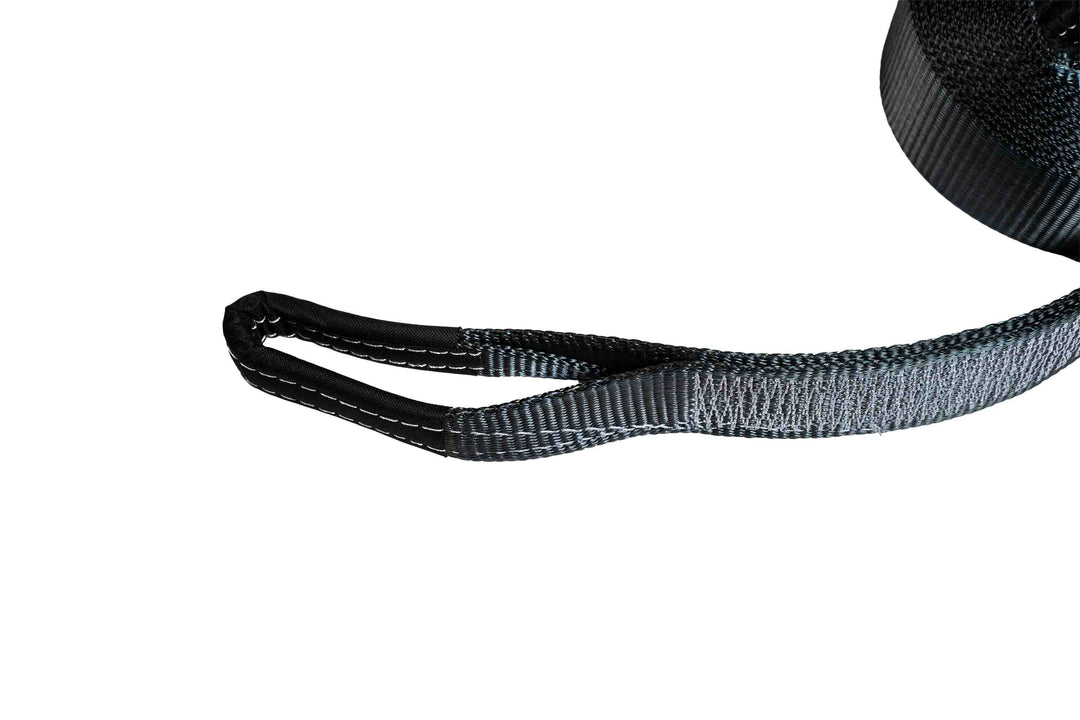 BulletProof Medium Duty 2.5" Tow Strap - Branded Black