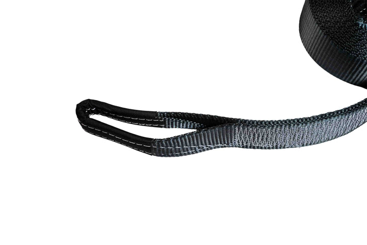 BulletProof Medium Duty 2.5" Tow Strap - Branded Black