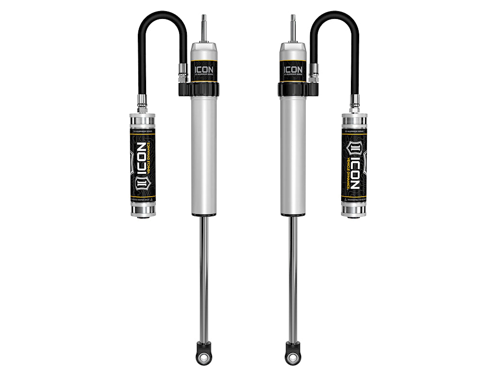 ICON 2003-12 Ram 2500/3500 HD, 2.5” Lift, Front, 2.5 VS Remote Res Shocks, Pair