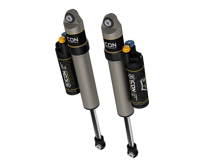 ICON 2021-2026 Ford F-150 2WD, 0-1" Lift, Rear, V.S. 2.5 Aluminum Series Shock Absorbers, Piggyback Reservoir w/ CDXS, Pair