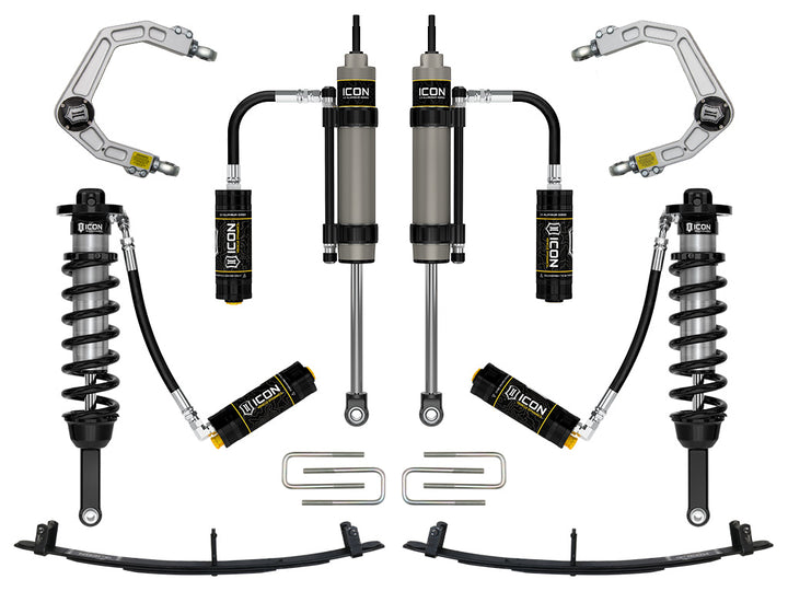 ICON 2005-2015 Toyota Tacoma 0-3.5" Lift/2016-2023 Tacoma 0-2.75" Lift, Stage 7 Suspension System, Billet, CDCV