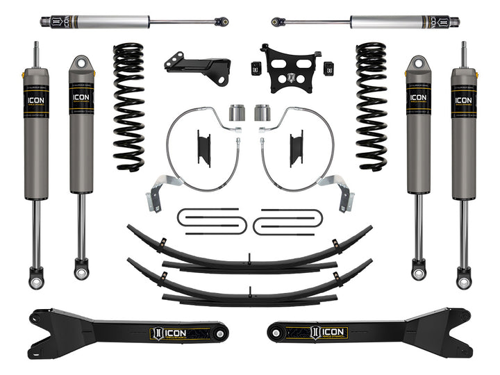ICON 2023-2026 Ford F-250/F-350 Super Duty 4WD, Gas, 4.5" Lift, Stage 3 Suspension System w/ Radius Arms & Expansion Packs