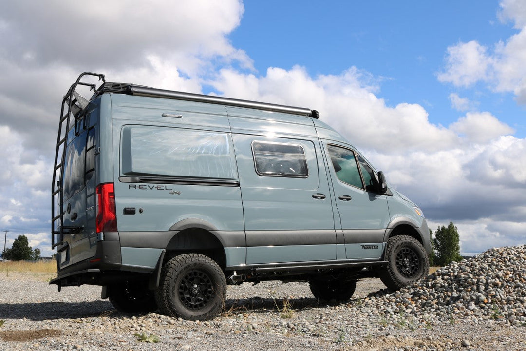 Van Compass Big Tire Mudflap Relocation Kit, Sprinter