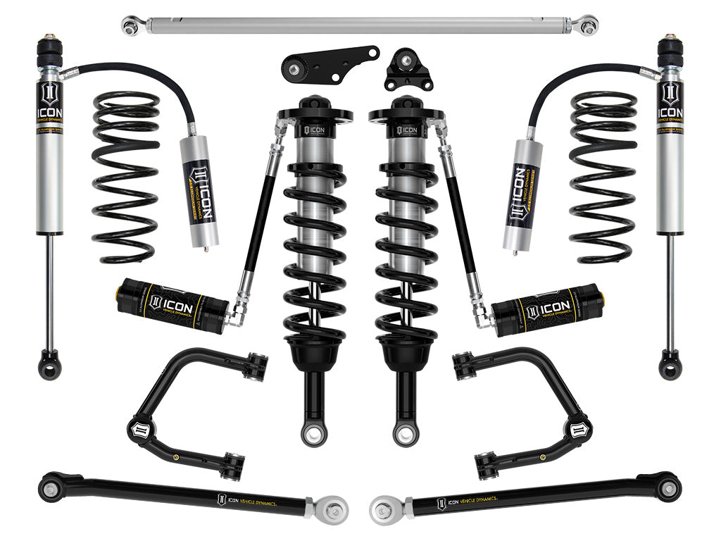 ICON 2025-2026 Toyota 4Runner 4WD, 1.25-3" Lift, Stage 4 Suspension System, Tubular