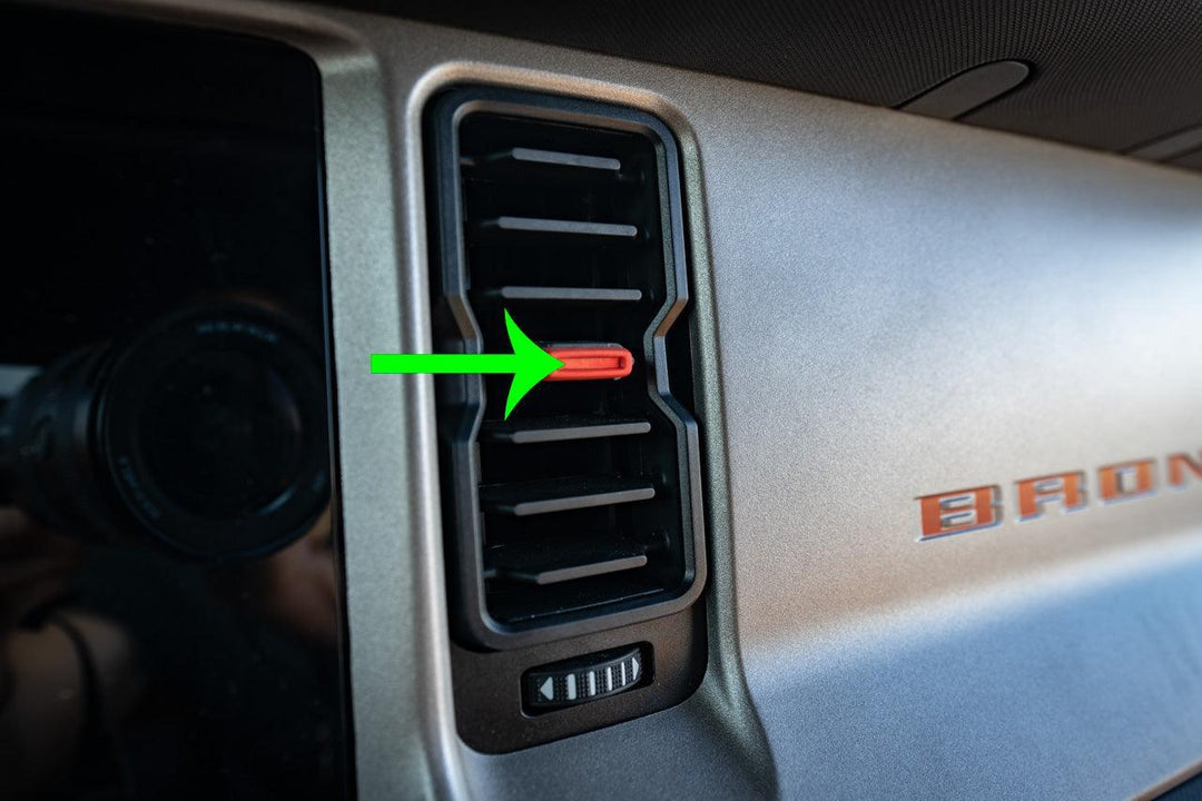 AC Vent Tab Inlays (Printed Series) - 2021+ Bronco