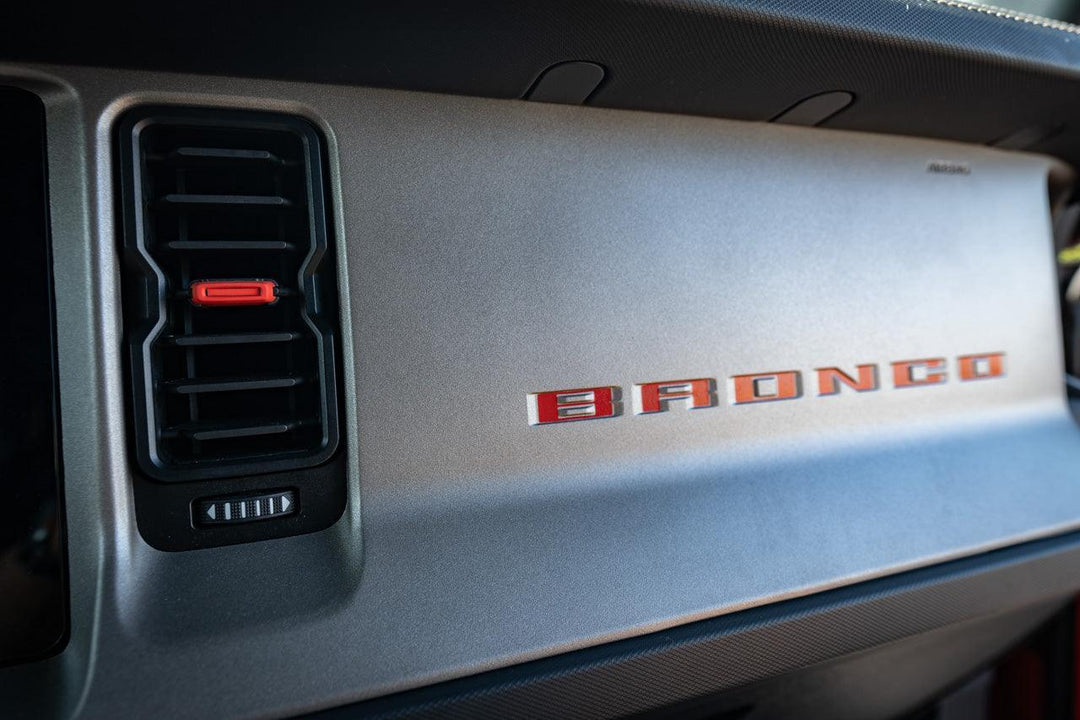 AC Vent Tab Inlays (Printed Series) - 2021+ Bronco