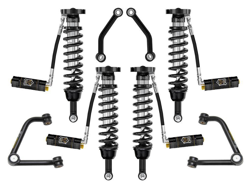 ICON 2021-2026 Chevrolet Tahoe & Suburban/2021-2026 GMC Yukon & Yukon XL, 2.5-3.25" Lift, Stage 4 Suspension System, Tubular