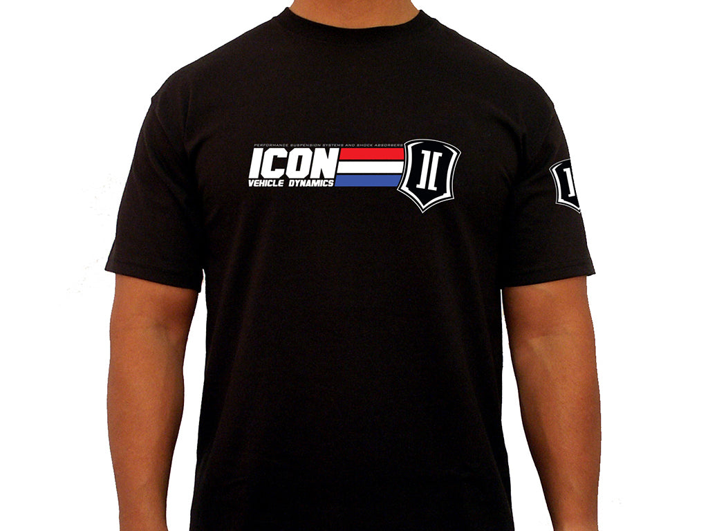 ICON GI-Logo Tee – Black, Medium