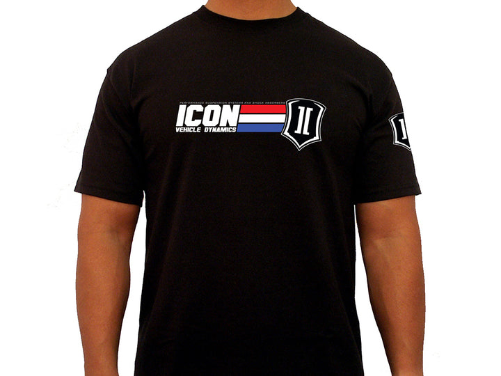ICON GI-Logo Tee – Black, Extra Large