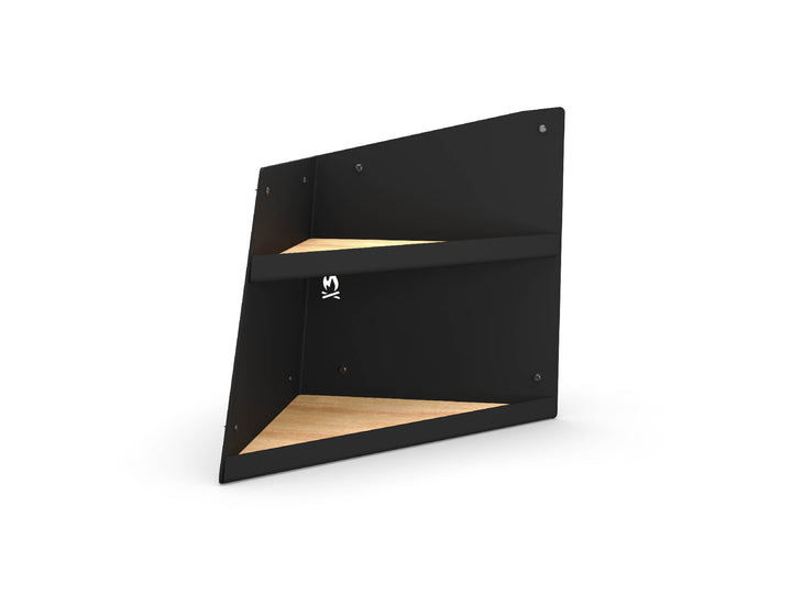 Left Hand Angled Shelf - Black