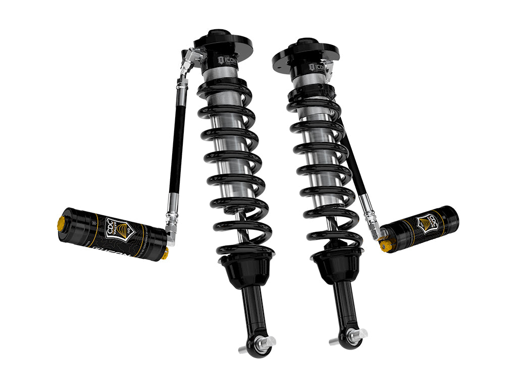 ICON 2021-2026 Ford F-150 4WD, 0-2.75" Lift, Front, V.S. 2.5 Series Coilovers, Remote Reservoir w/ CDCV, Pair