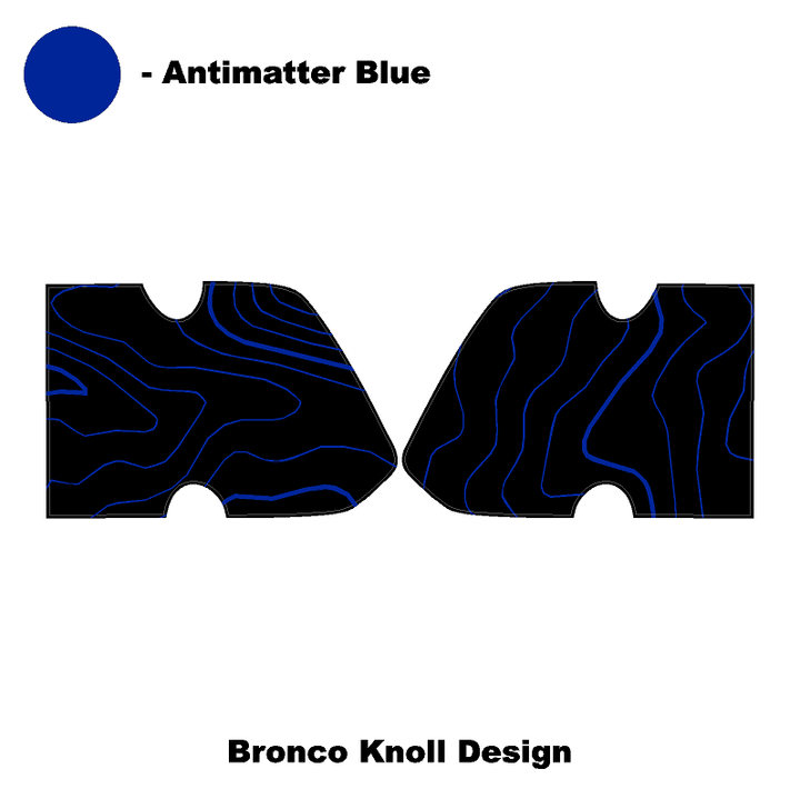Topo Interior Door Cup Protector Kit - 2021+ Bronco