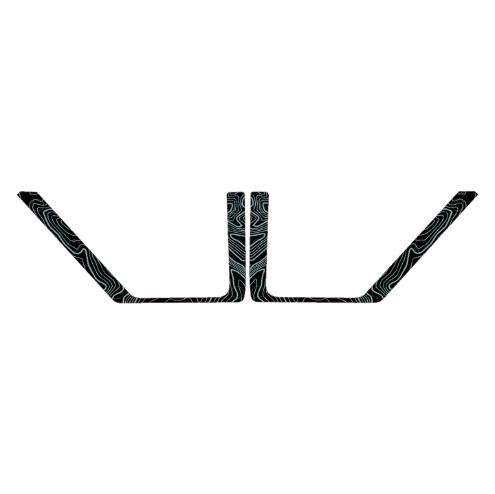 Topo Rear Door Net Trim Overlay Kit (Printed Series) - 2021+ Bronco