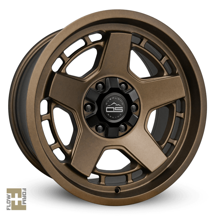 Overland Sector Atlas 17x9 -35 6x135/6x139.7mm 106.2mm Satin Textured Bronze by Overland Sector | KOVA Offroad