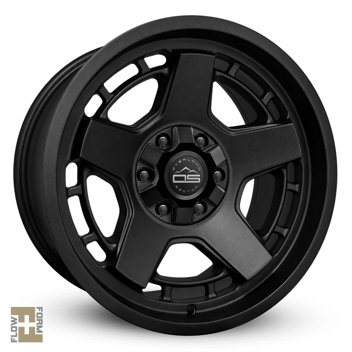Atlas Satin Black (FLOW-FORMED) by Overland Sector | KOVA Offroad